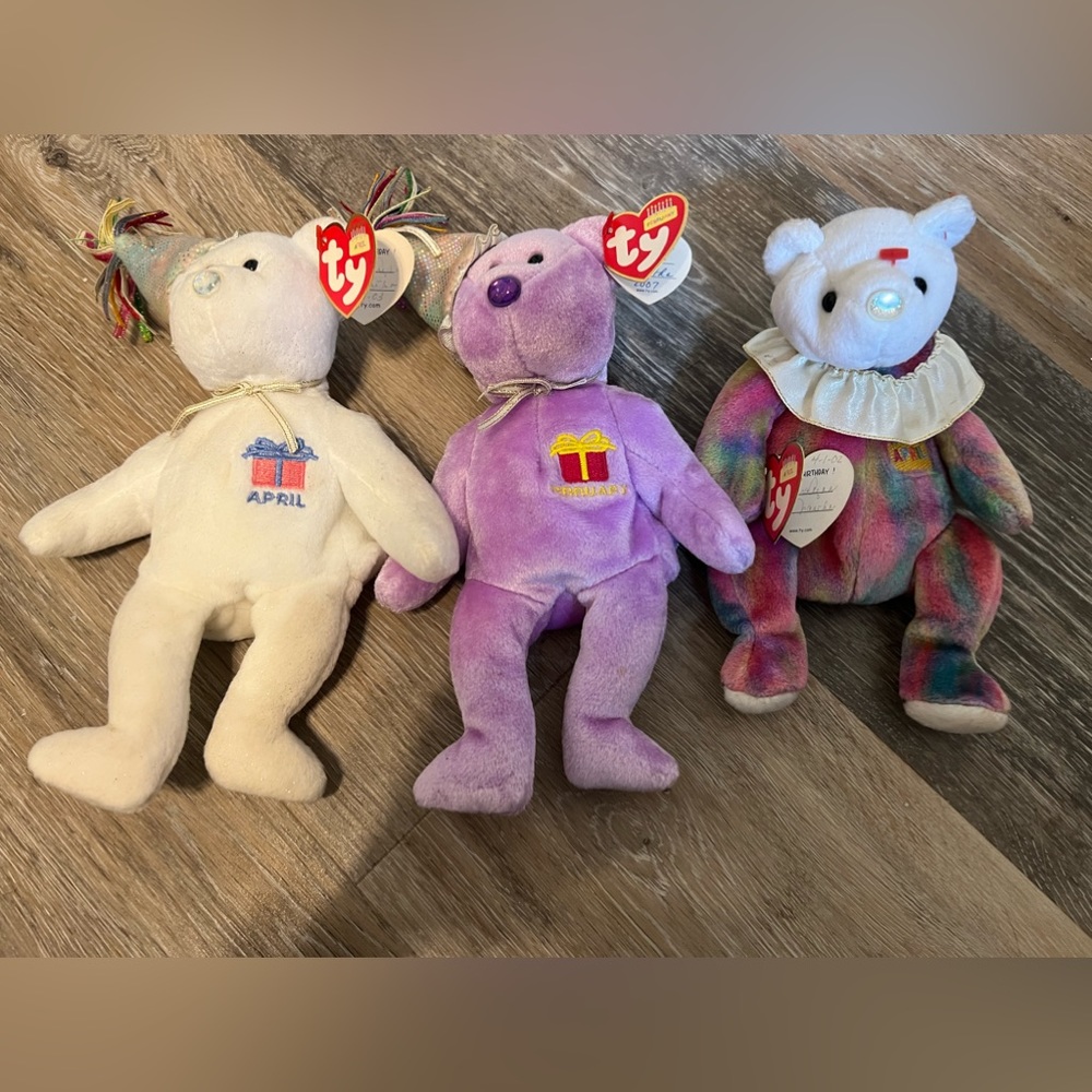 Ty Bears - 2 April and 1 February